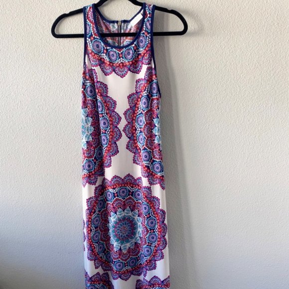 Bisou Bisou Dresses & Skirts - Colorful Maxi Dress Mandala Design Multicolor
